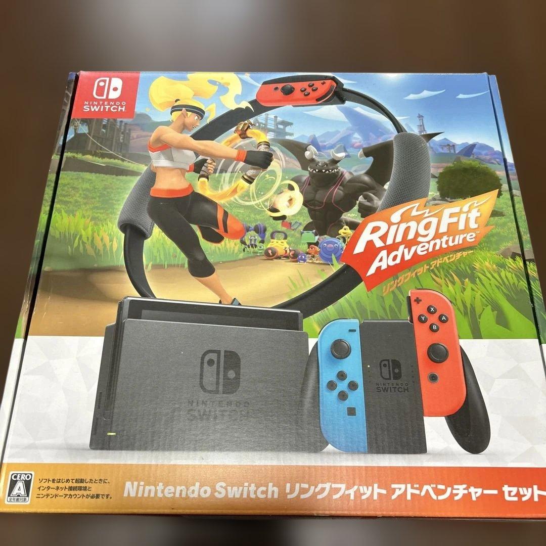 バッテリー強化版 Nintendo Switch 本体 赤/青　付属品セット