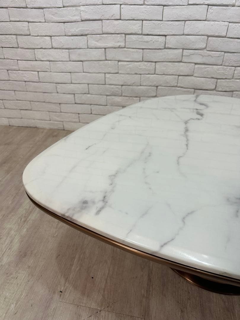 【東京23区配送無料】ミッドセンチュリー　センター　テーブル　大理石　コーヒー