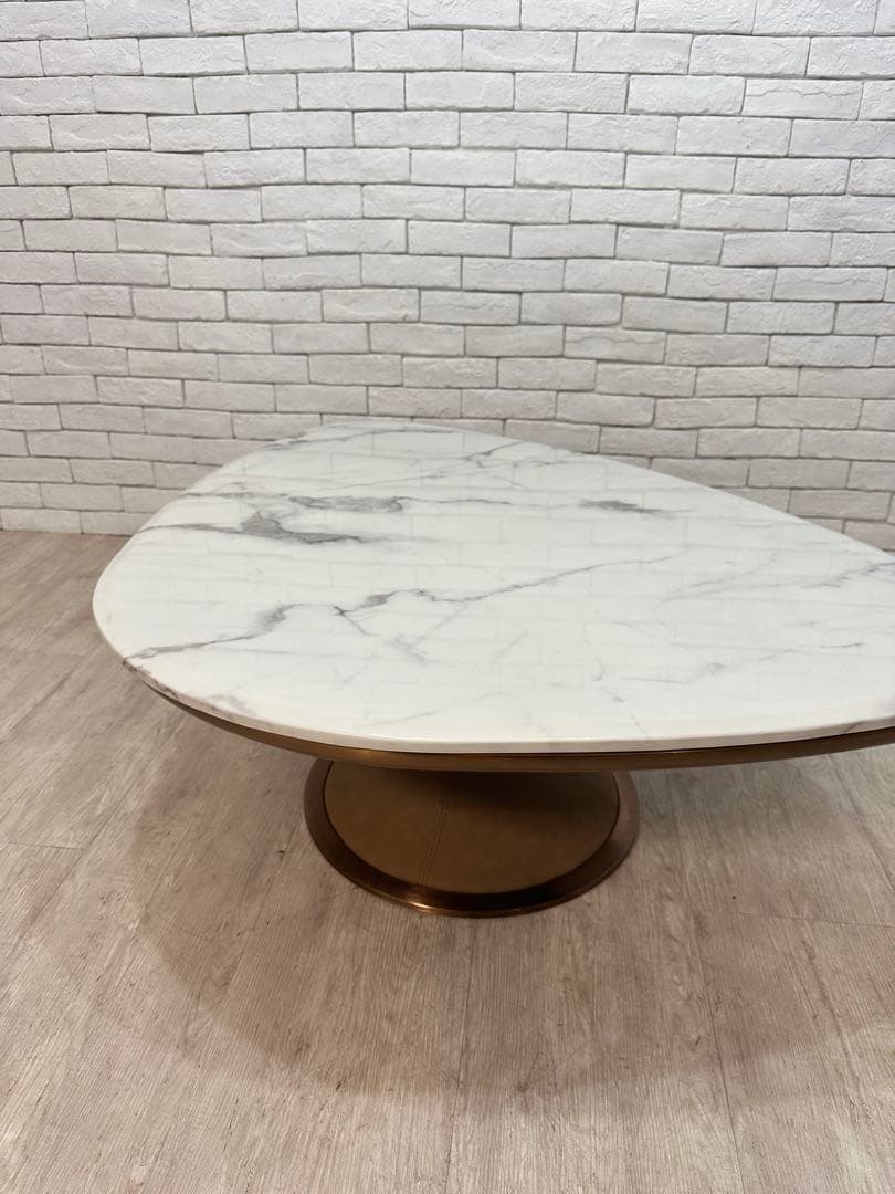 【東京23区配送無料】ミッドセンチュリー　センター　テーブル　大理石　コーヒー