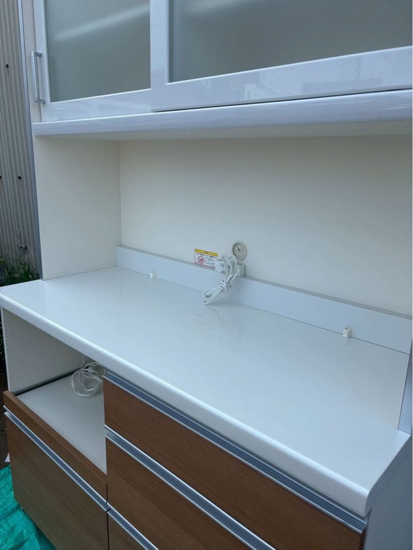 食器棚 レンジボード キッチンボード pamouna パモウナ H190W120