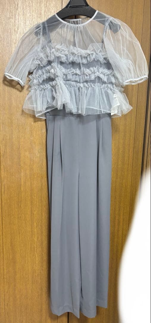 FRAY I.D チュールブラウスセットコンビネゾン CGRY