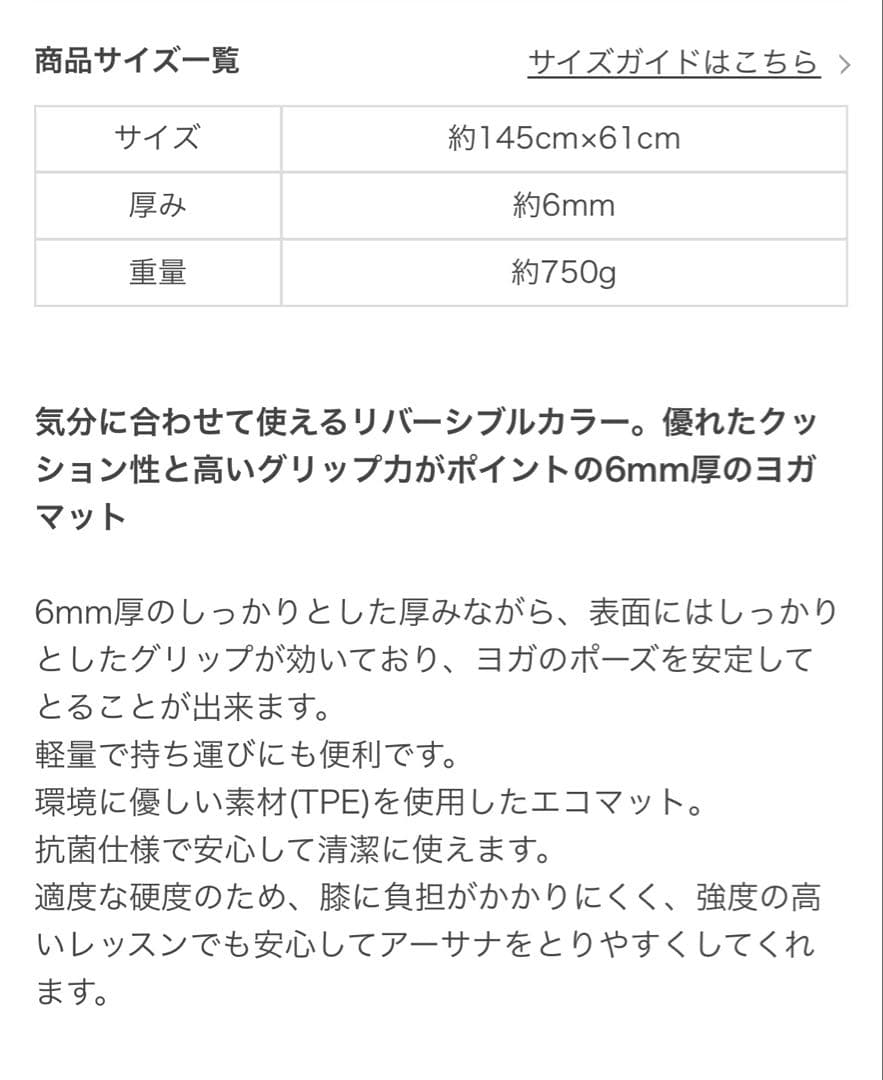【新品・未開封】リバーシブルヨガマット 6mm& Yogi Mat Bag