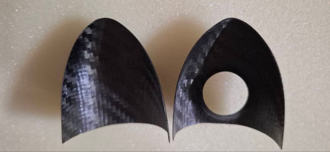 アルファロメオ　ミト　ジュリエッタ　ドライカーボン　ドアハンドルカバー