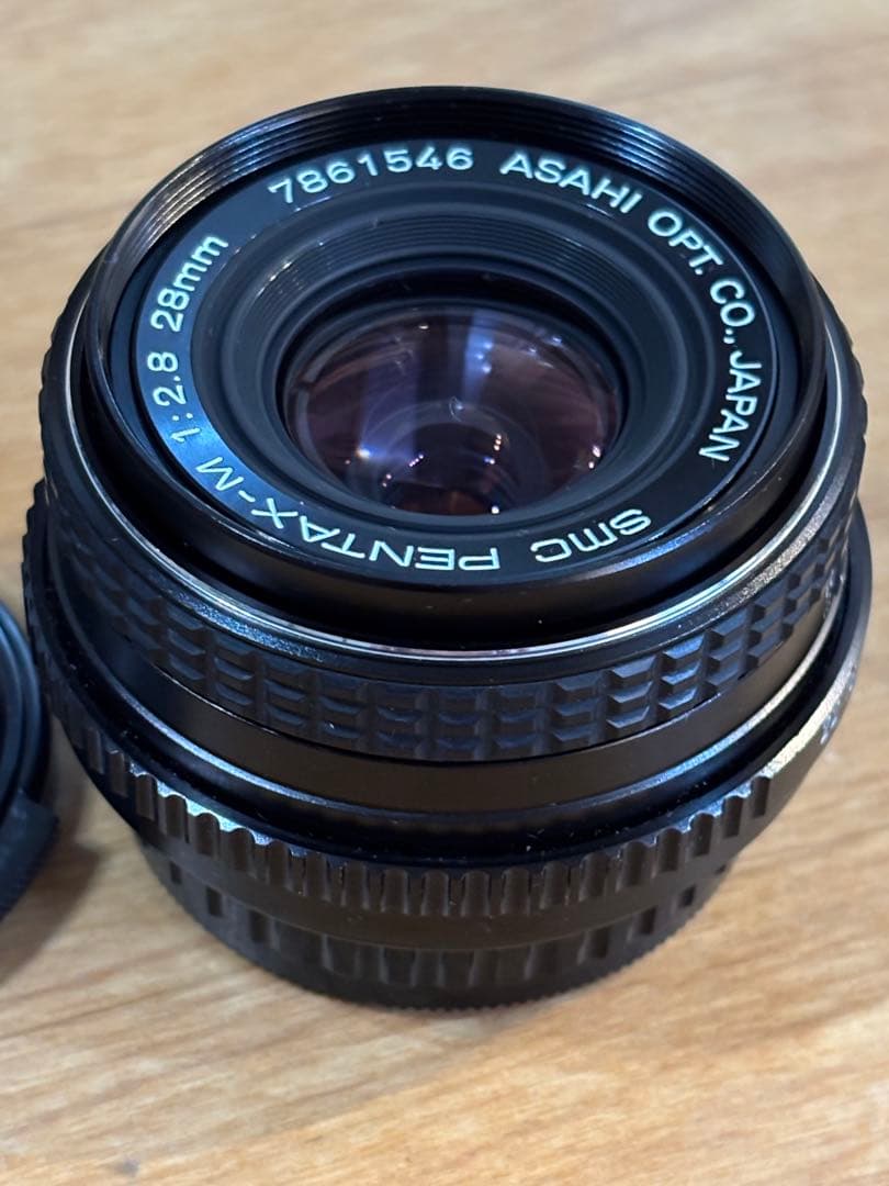PENTAX-M 1:2.8 28mm 単焦点レンズ マニュアルレンズ 綺麗！