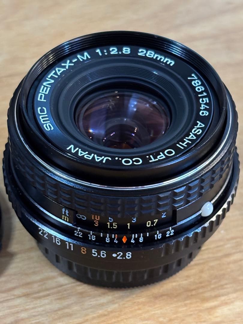 PENTAX-M 1:2.8 28mm 単焦点レンズ マニュアルレンズ 綺麗！
