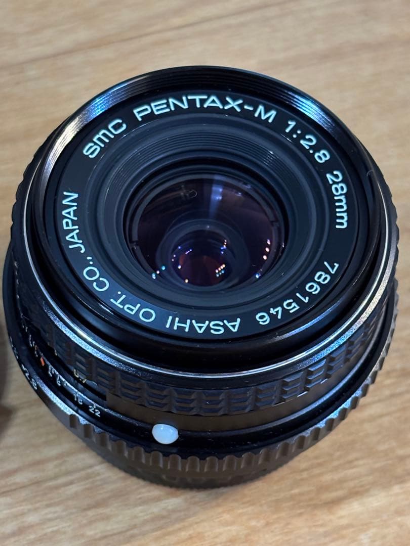 PENTAX-M 1:2.8 28mm 単焦点レンズ マニュアルレンズ 綺麗！