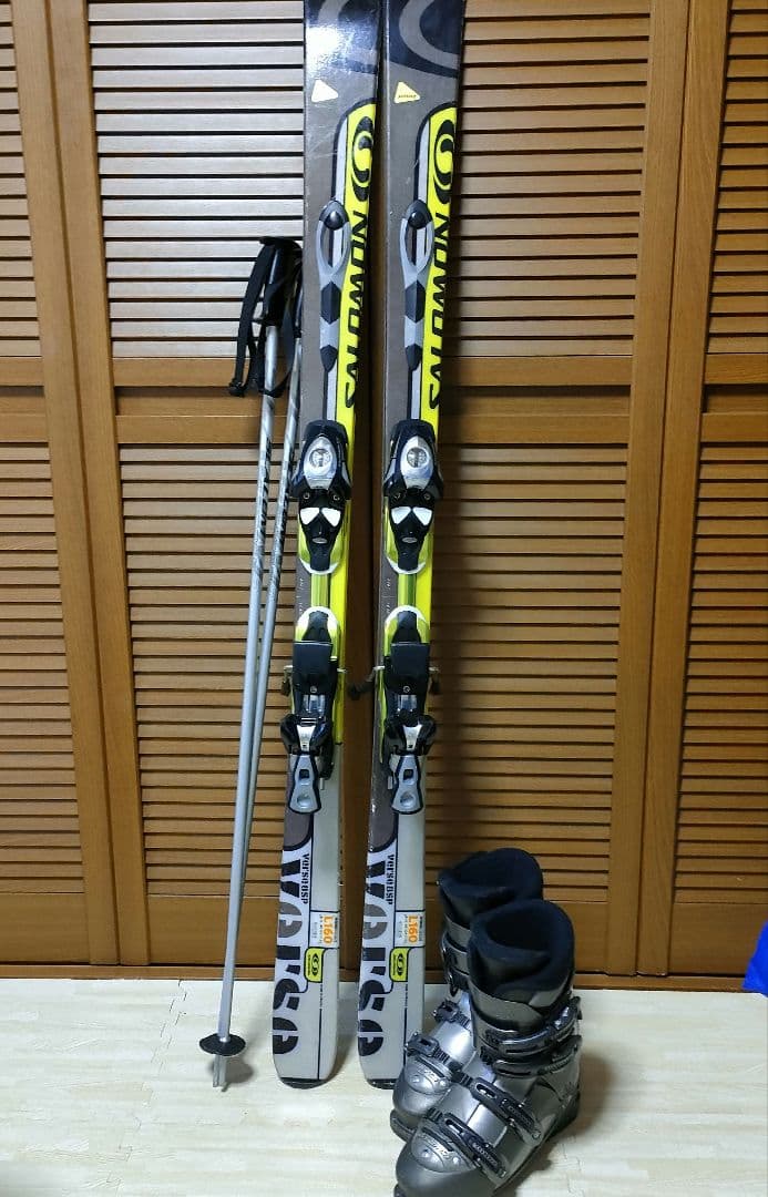 SALOMON VERSE8SP セット 160cm ブーツ27.0 ストック付