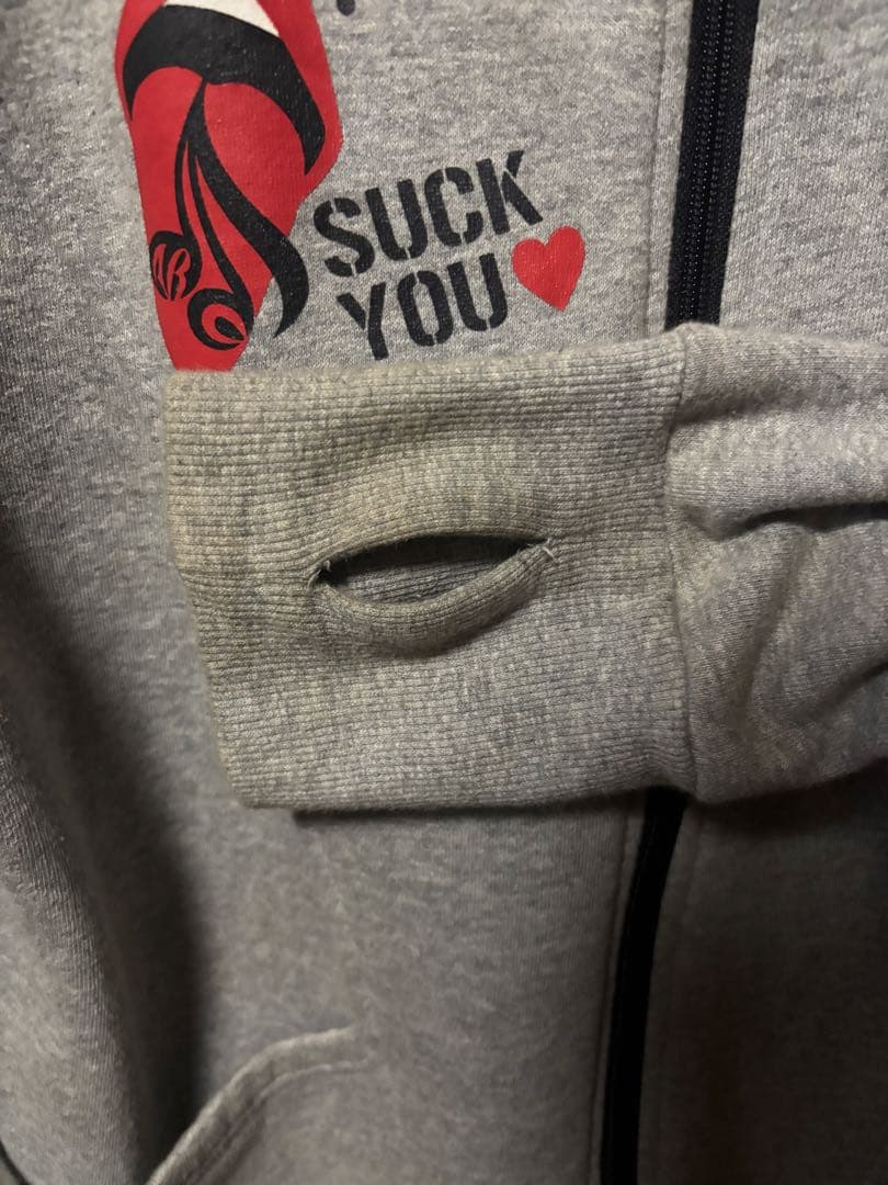 Acid Black Cherry ボリュームネックパーカー グレー yasu