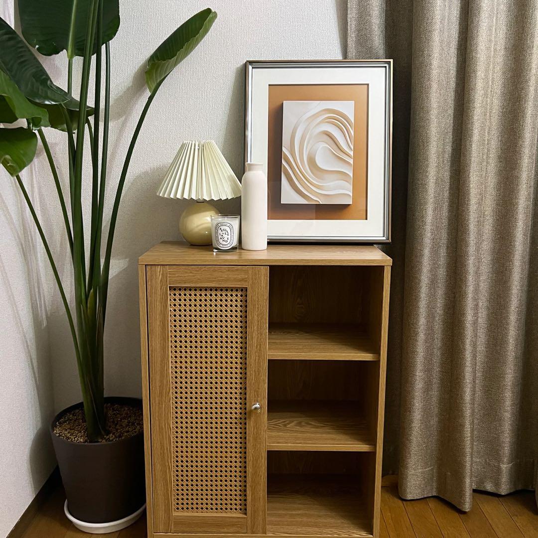キャビネット・サイドボード Cane Weave Rattan Cabinet