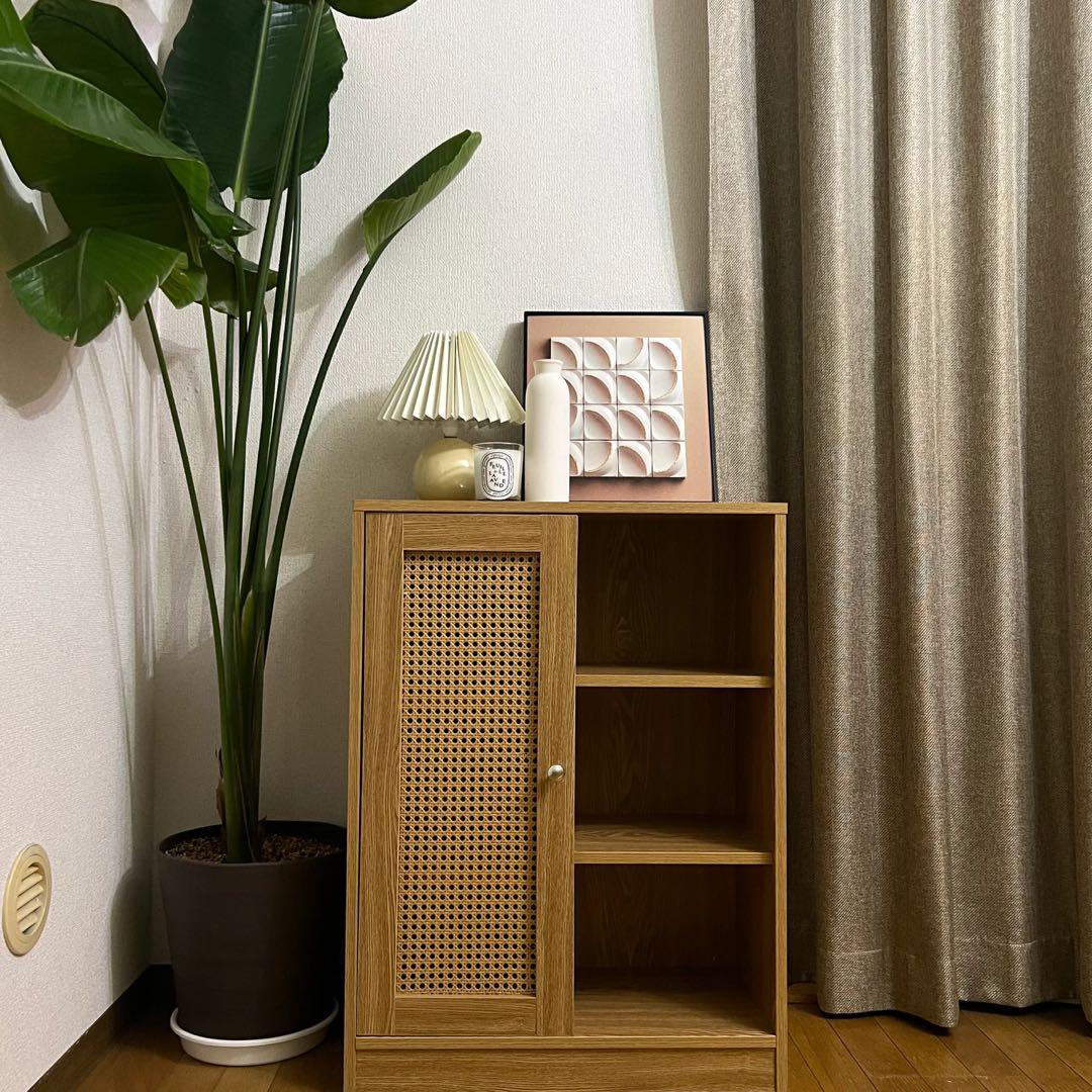 キャビネット・サイドボード Cane Weave Rattan Cabinet
