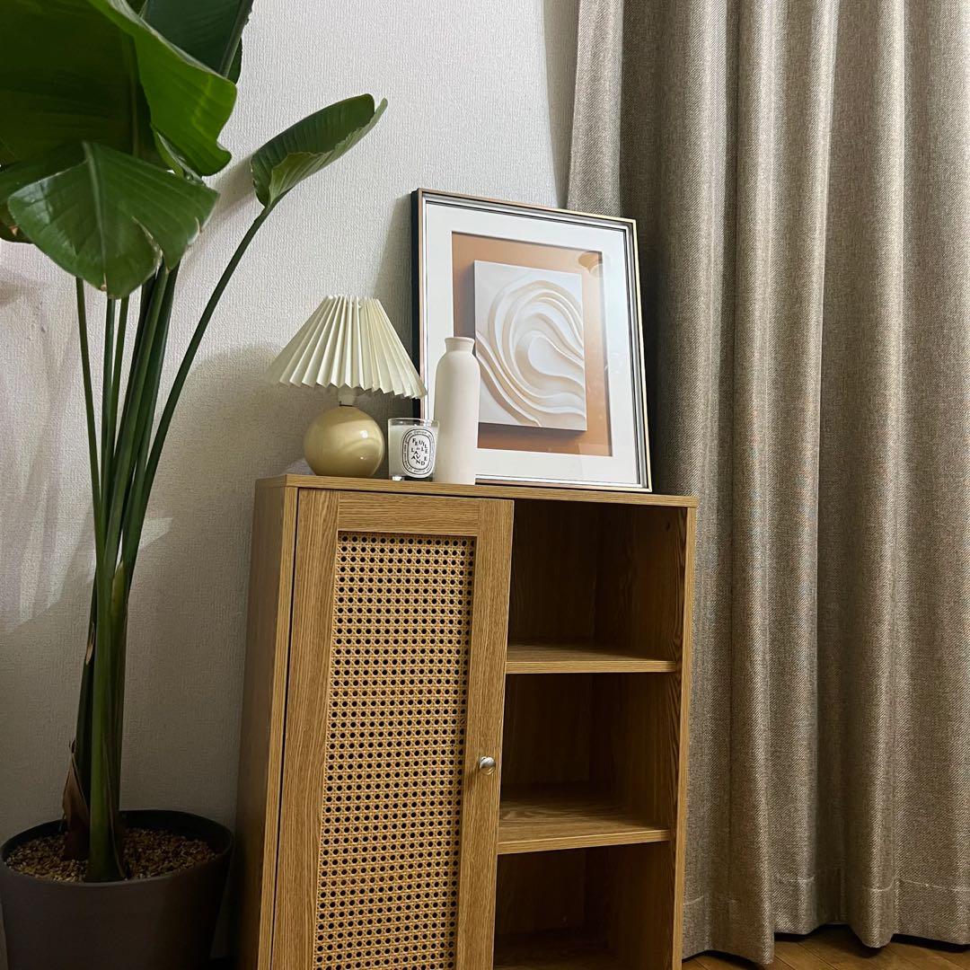 キャビネット・サイドボード Cane Weave Rattan Cabinet