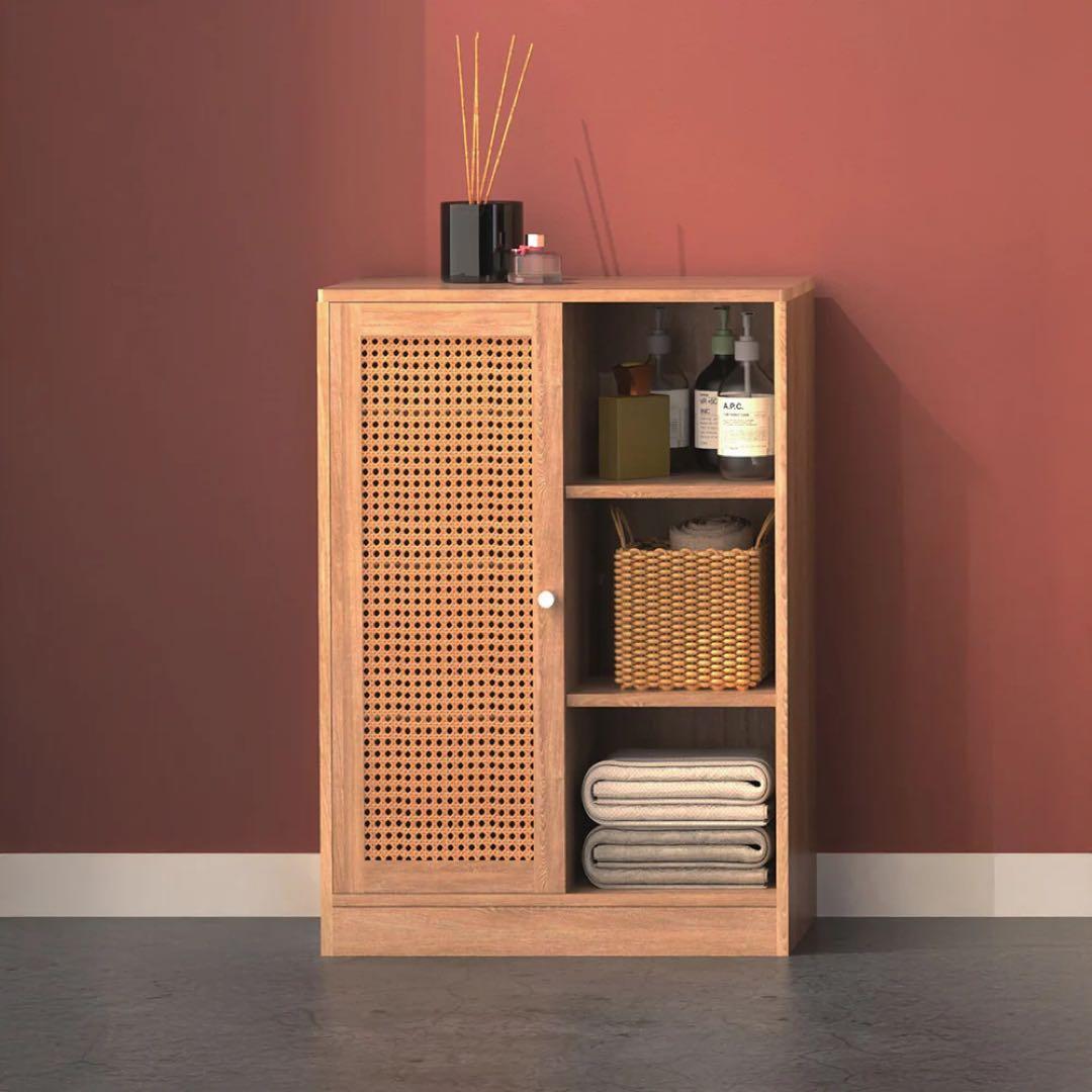 キャビネット・サイドボード Cane Weave Rattan Cabinet