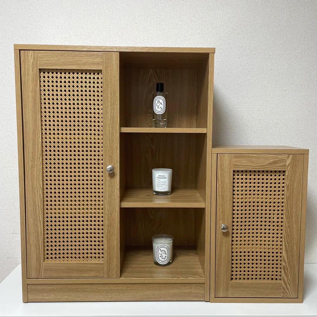 キャビネット・サイドボード Cane Weave Rattan Cabinet