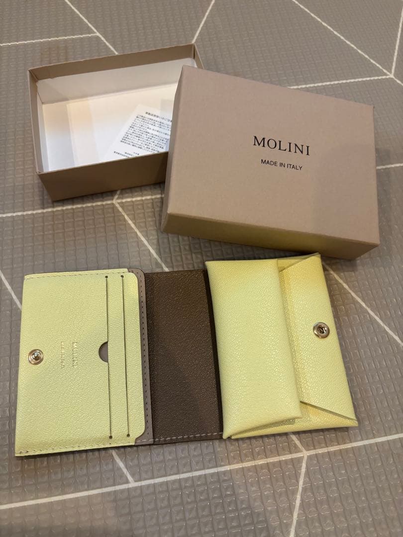 モリーニ(MOLINI) ミニ財布 Topo×yellow モリニ