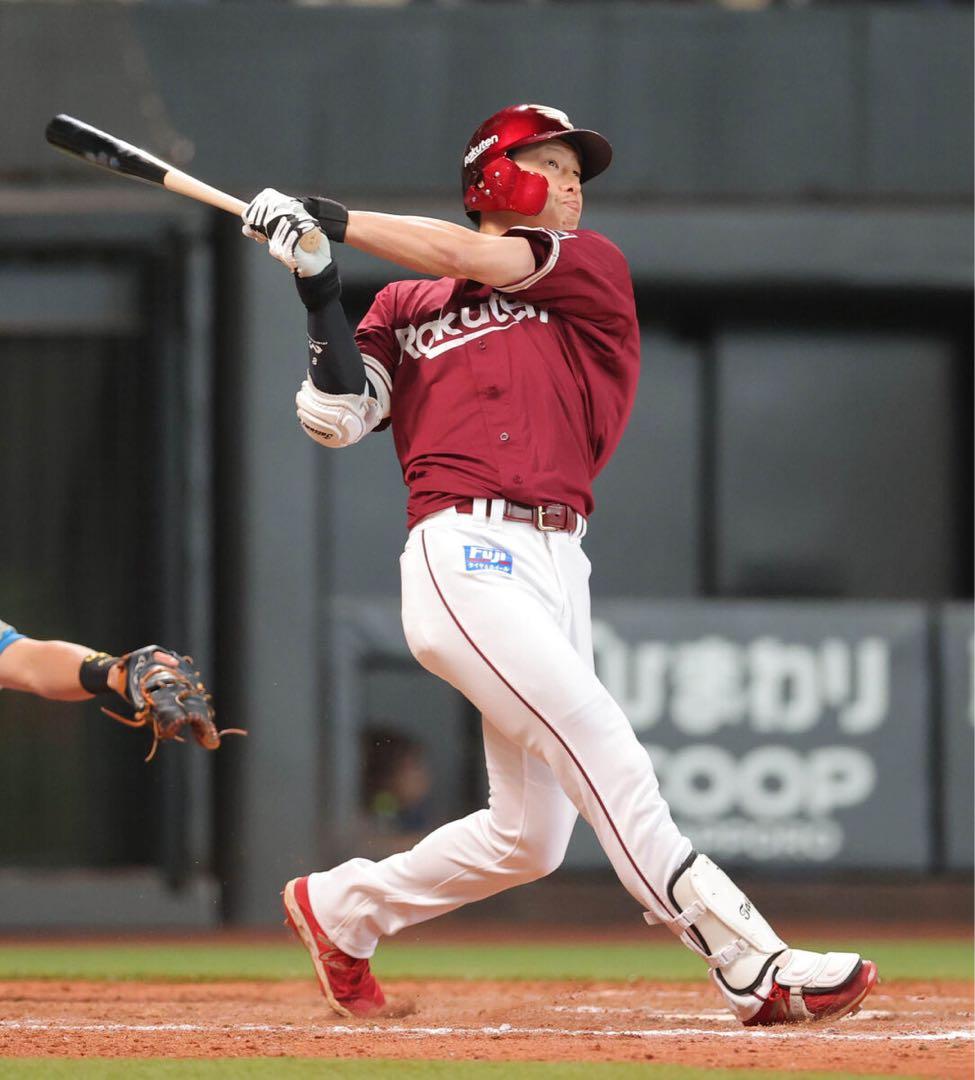 楽天イーグルス 辰己涼介 #8　バット NPBマーク 支給品　実使用