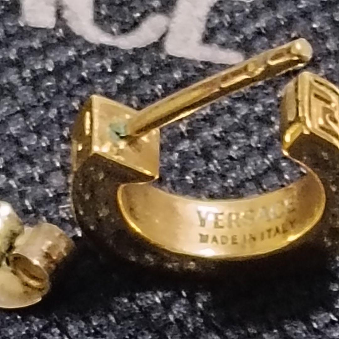 ヴェルサーチ　ピアス　フープ　片耳　刻印あり