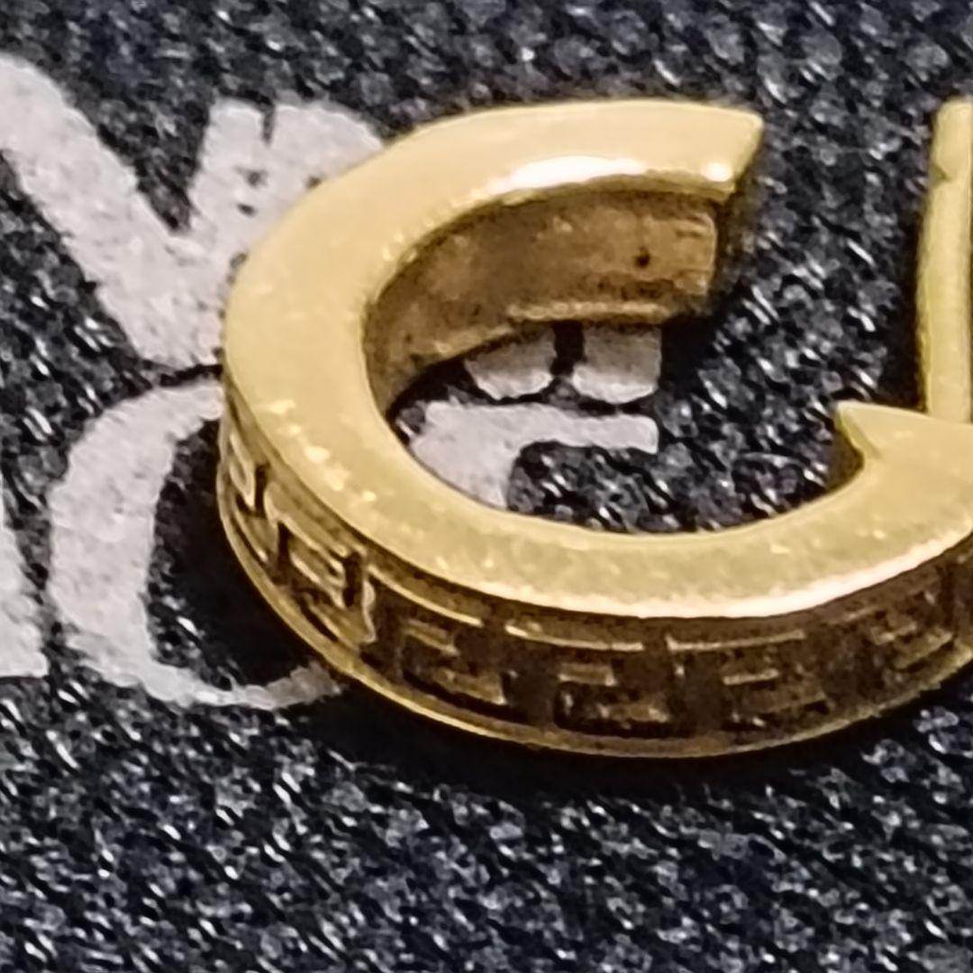 ヴェルサーチ　ピアス　フープ　片耳　刻印あり