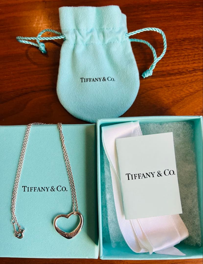 ティファニー エルサペレッティ オープンハート SV925 6g 箱付 正規品