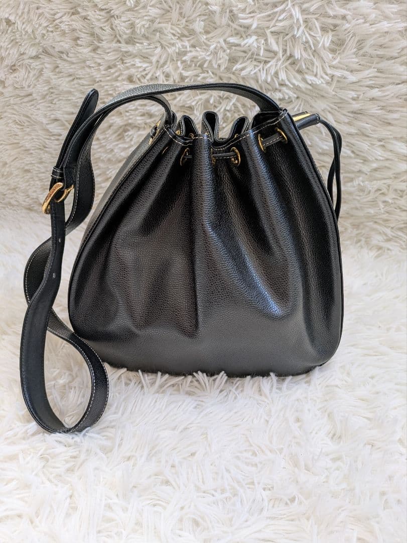 銀座和光　WAKO ショルダーバッグ　ワンショルダー　レザー　巾着