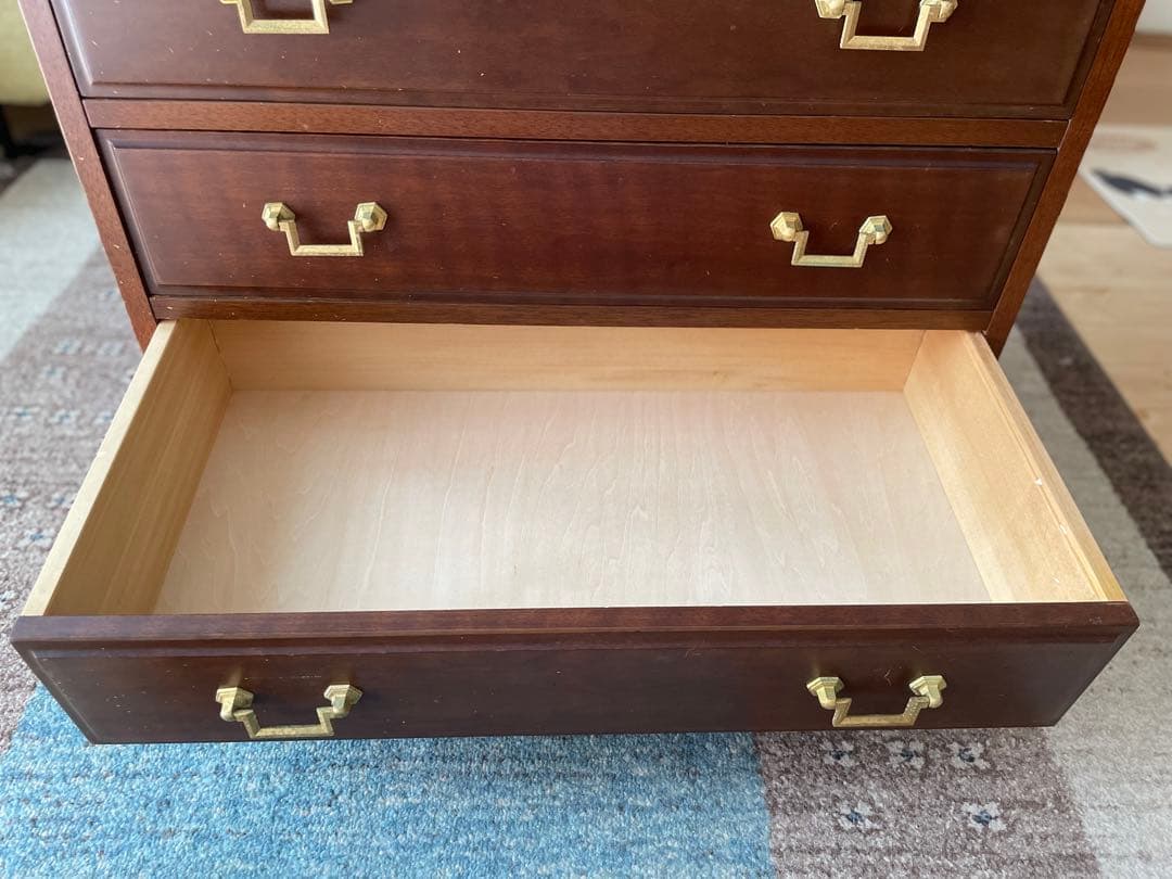 マルニ木工　天然木　机　ライティングビューロー　レトロ　アンティーク