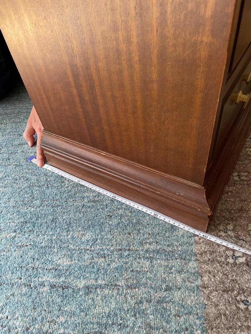 マルニ木工　天然木　机　ライティングビューロー　レトロ　アンティーク