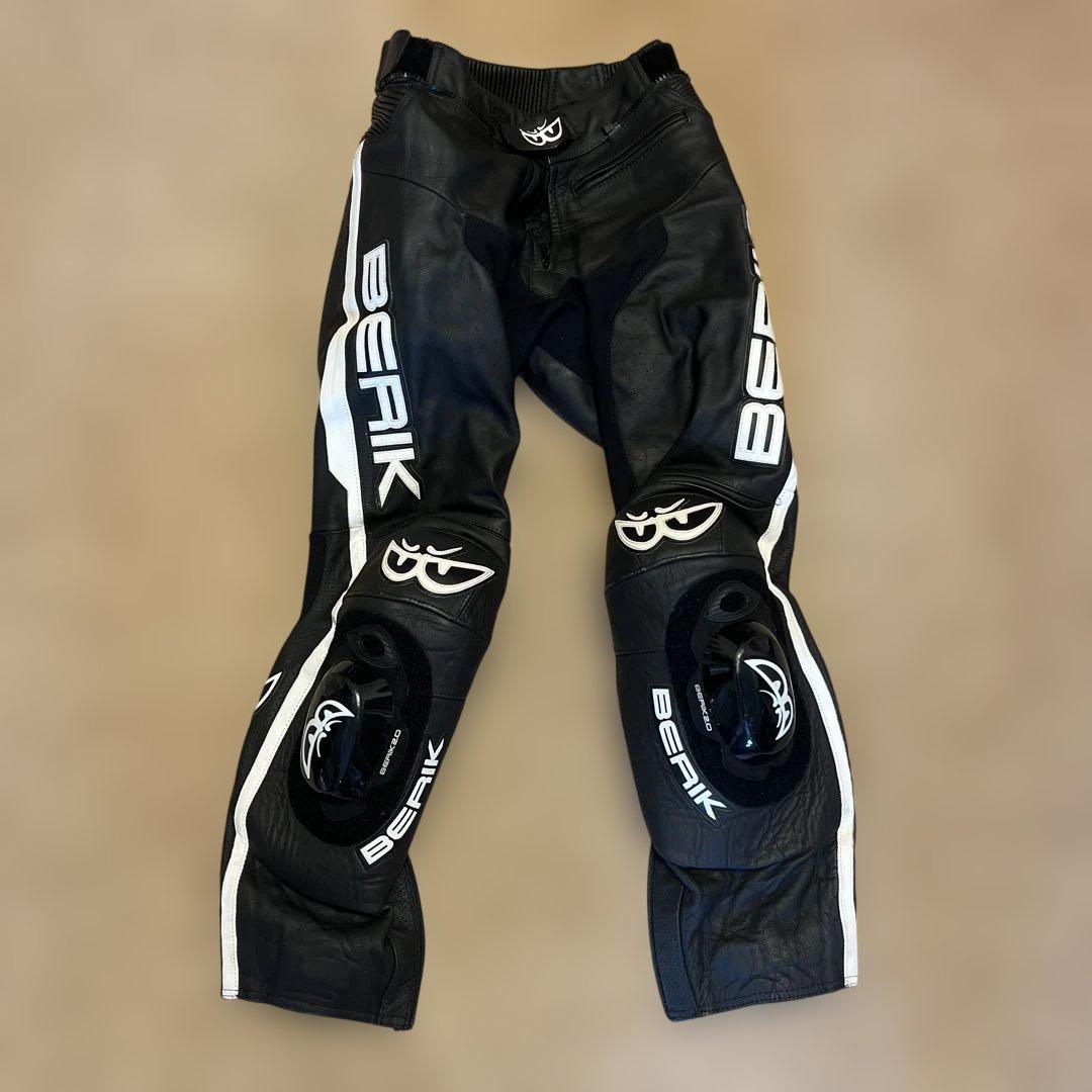 BERIK バイク用革パンツ BERIK20 ブラック　サイズ52
