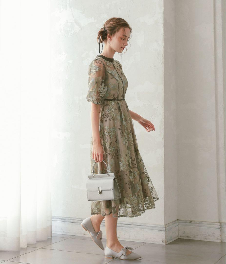 結婚式　オケージョン　ワンピース