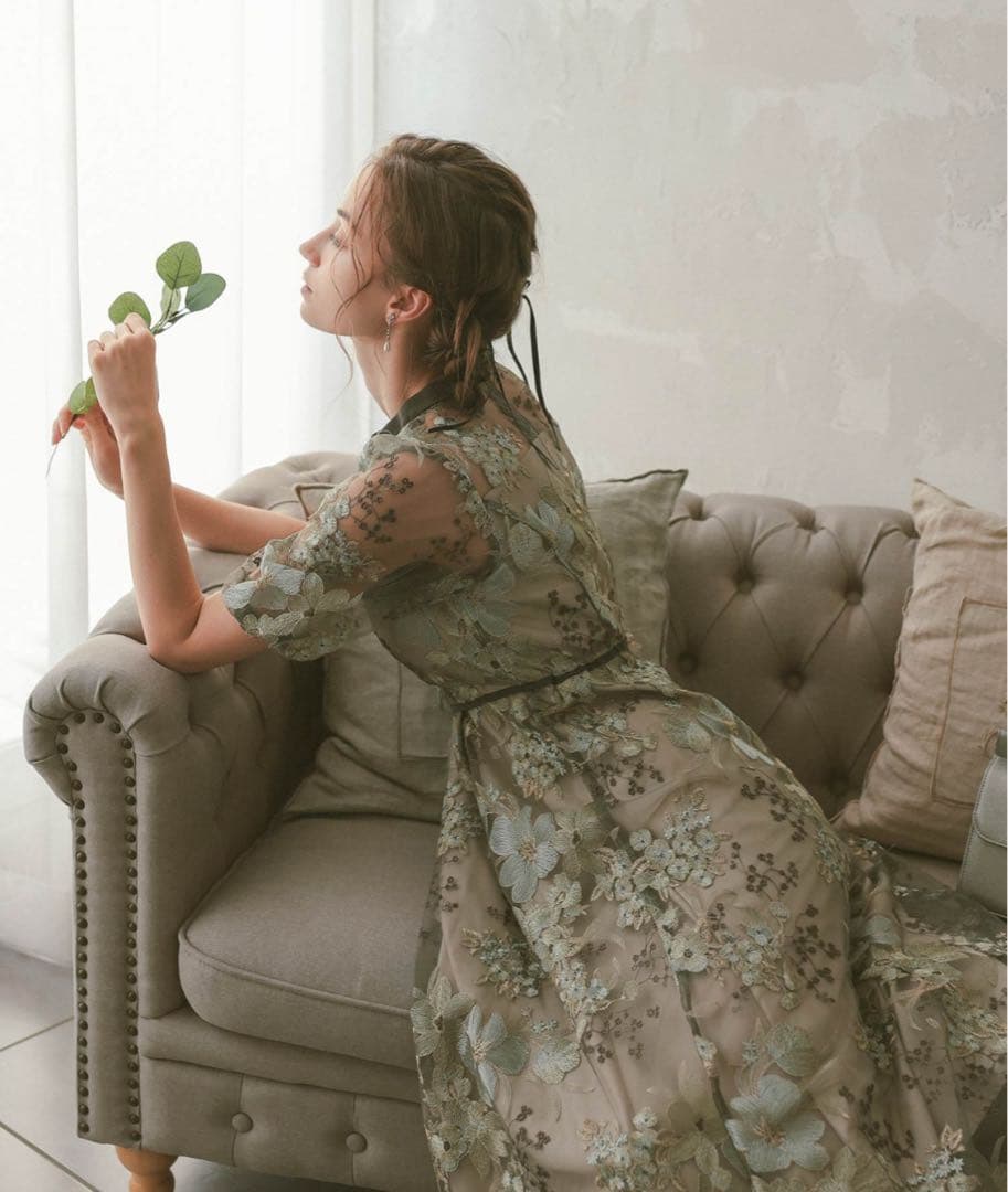 結婚式　オケージョン　ワンピース