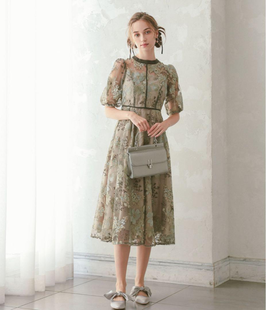 結婚式　オケージョン　ワンピース