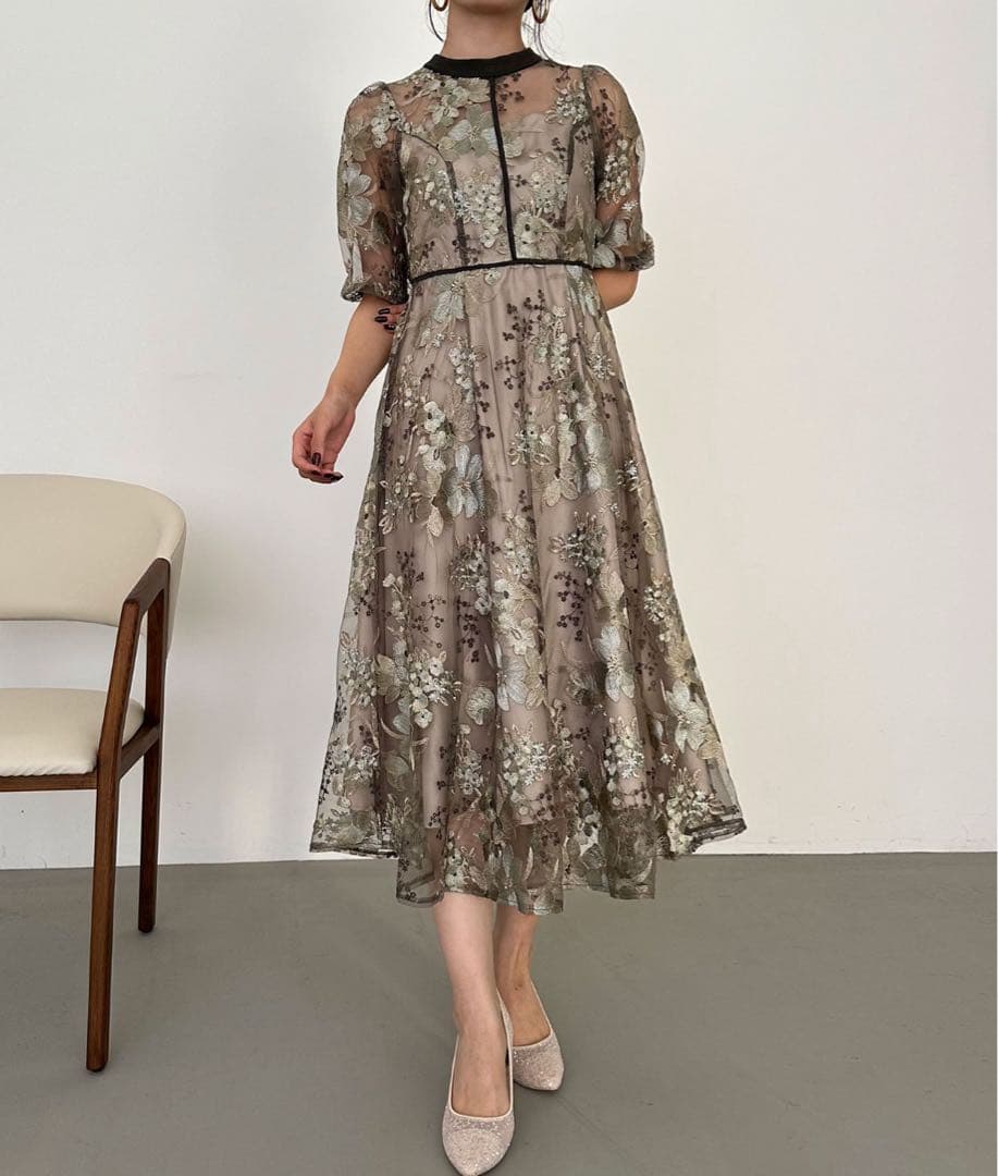 結婚式　オケージョン　ワンピース