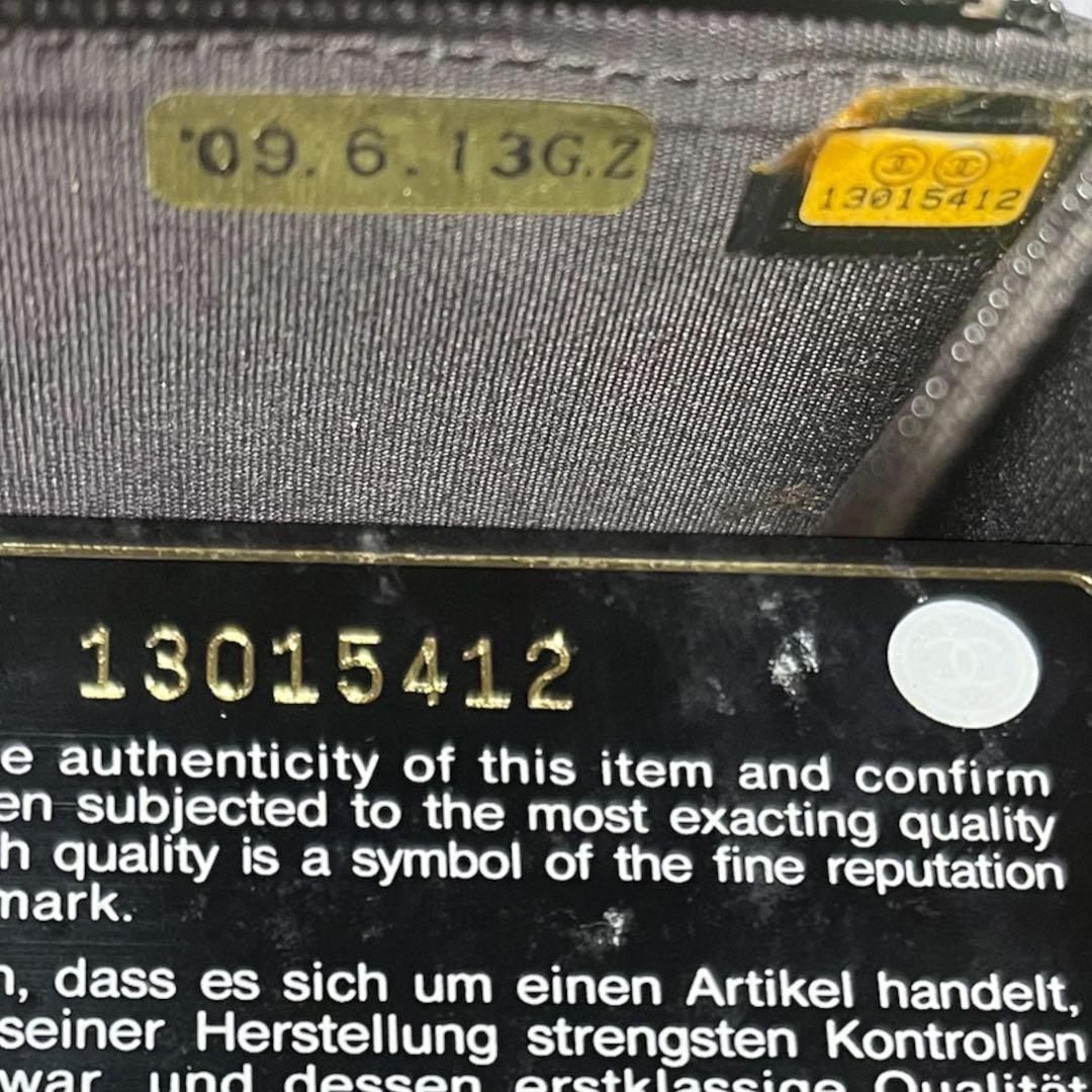 CHANEL シャネル カメリア ラウンドファスナー 長財布 付属品完備