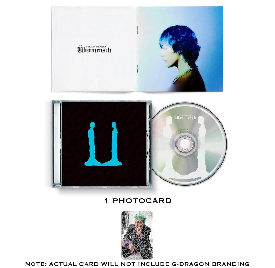BIGBANG G-DRAGON GD Übermensch GLOBAL CD