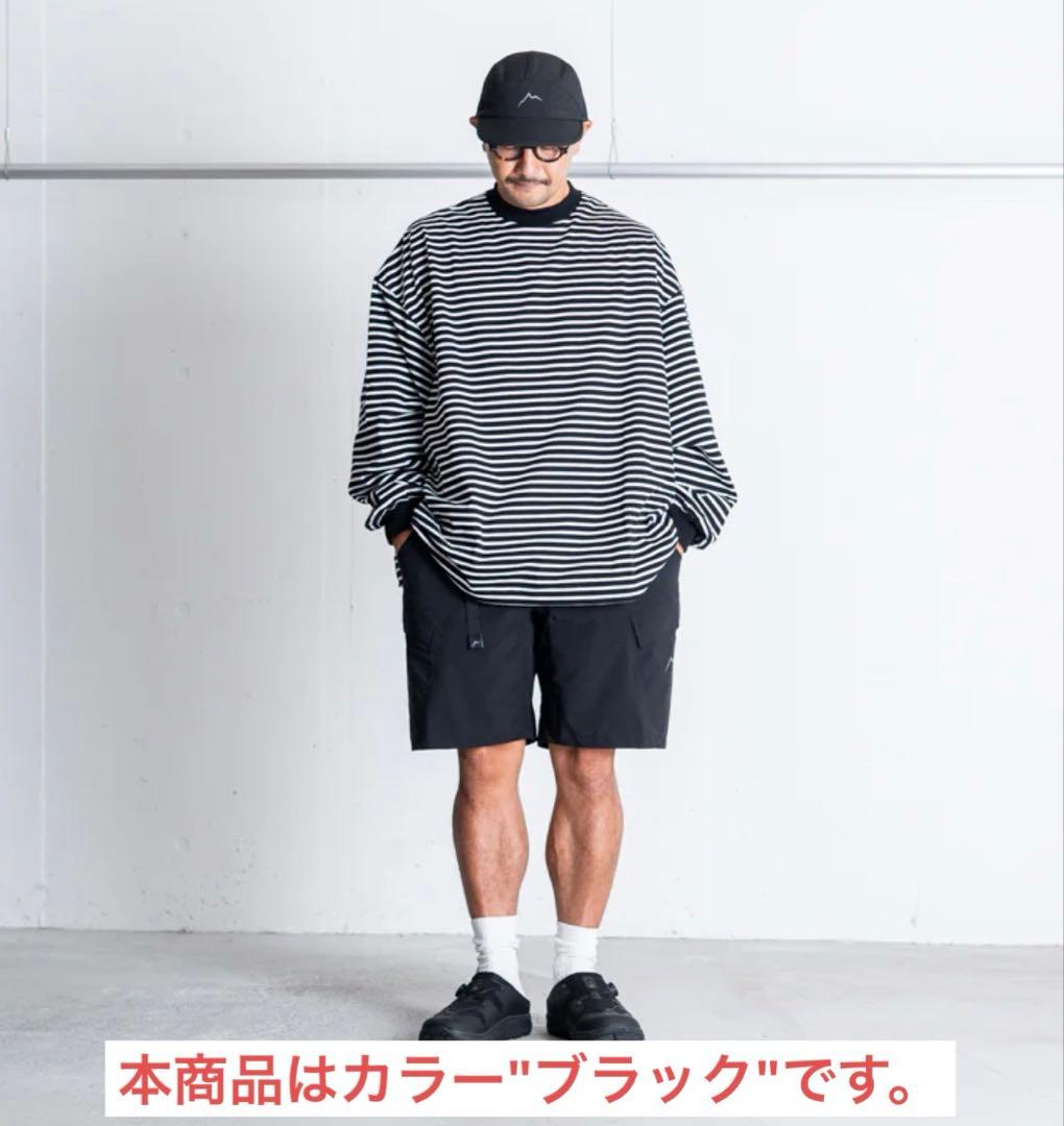 is-ness BALLOON LONG SLEEVE T-SHIR ブラック