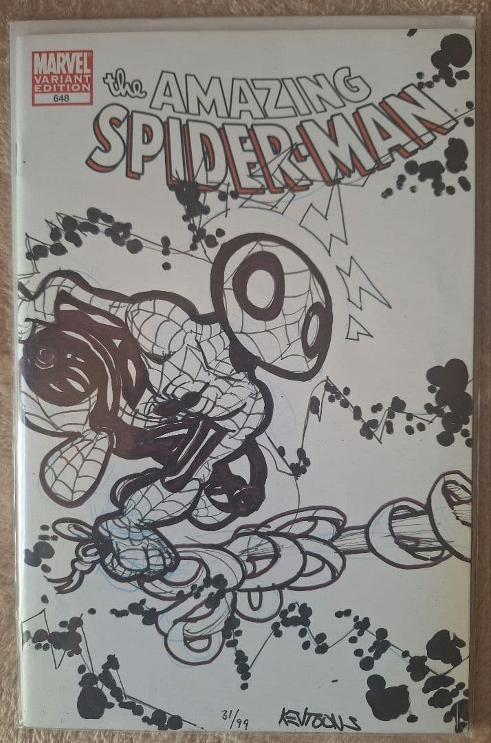 アメージングスパイダーマン #648 Kevin Greaves signed