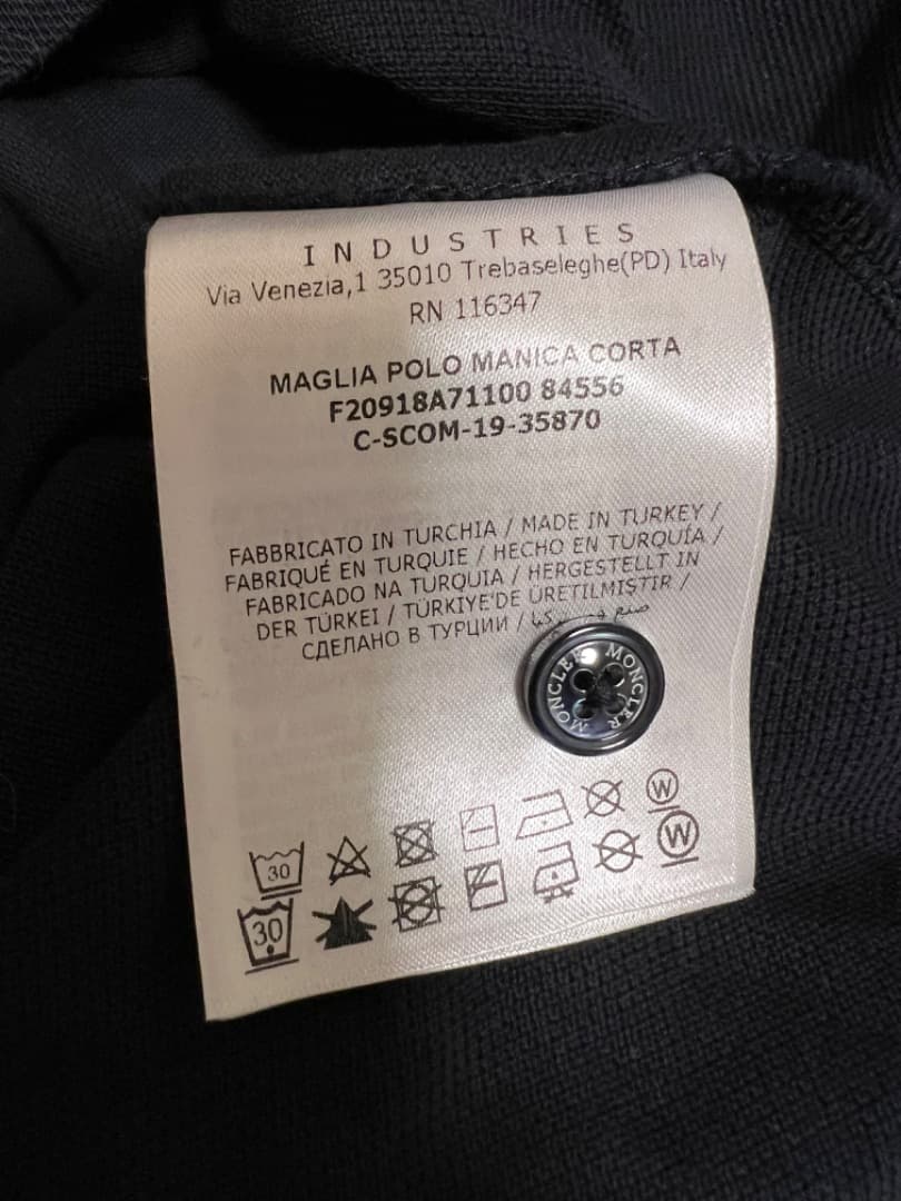 【正規品】MONCLERポロシャツL