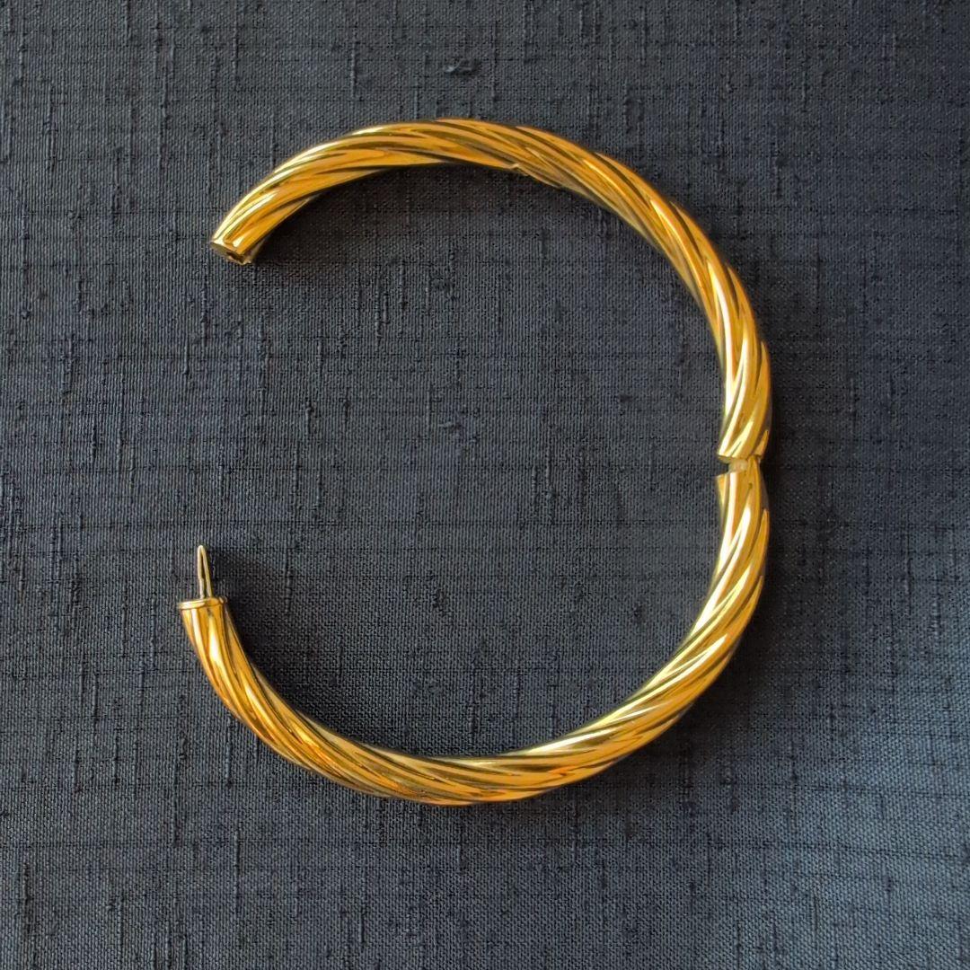 UNOAERREウノアエレ K18 バングル ブレスレット 14.3g