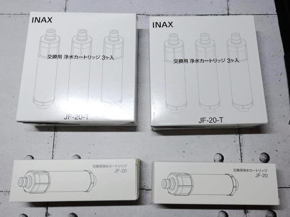 INAX JF-20-T 浄水器カートリッジ　 純正品6本＋互換品2本