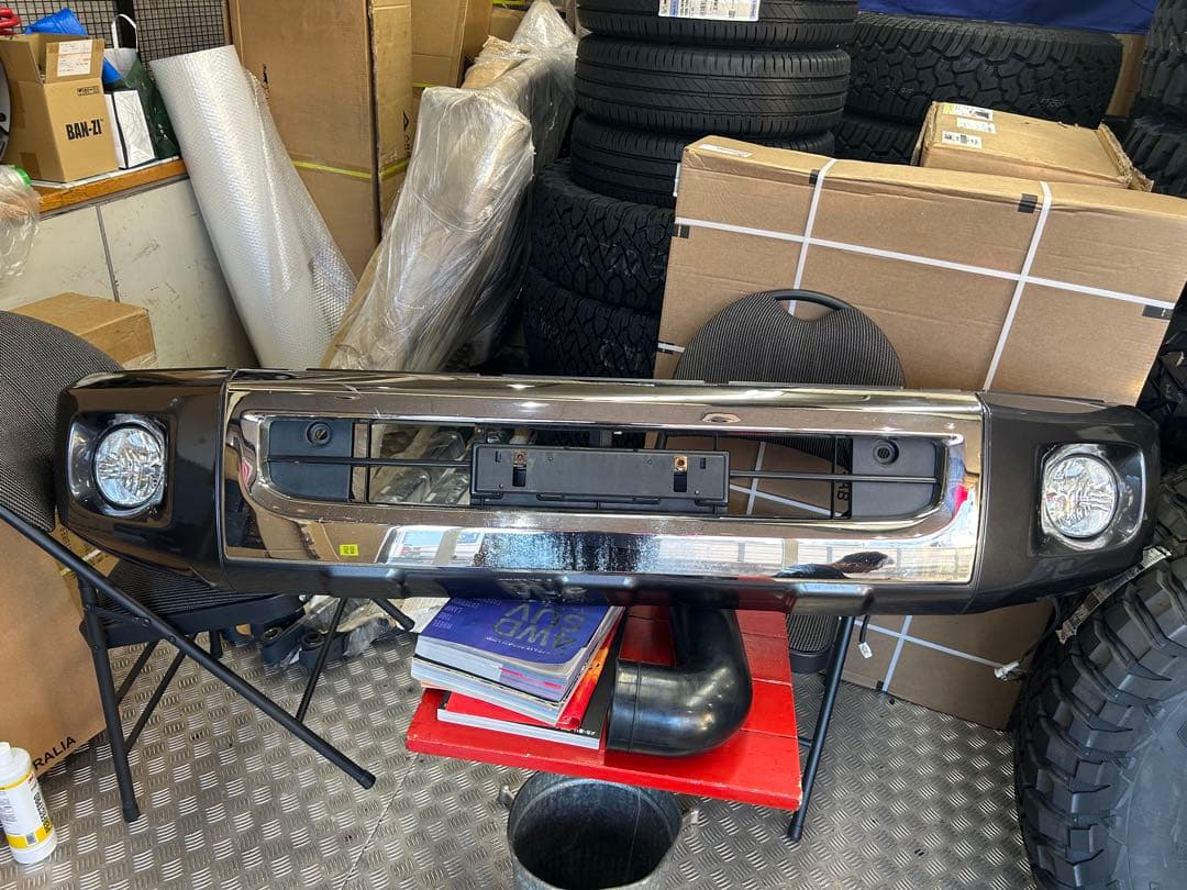 ランクルGRJ76純正フロントバンパー