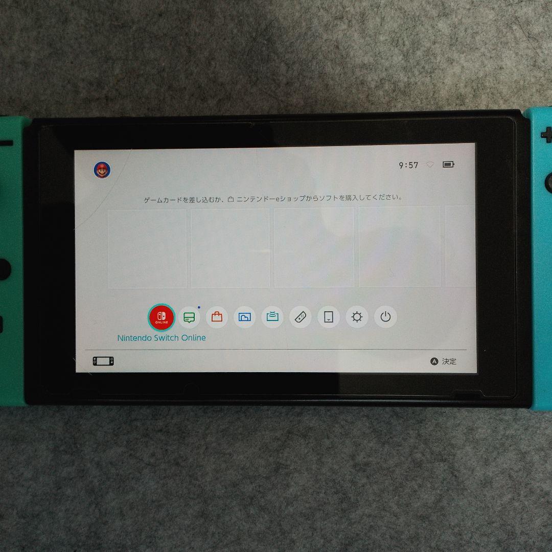 Nintendo Switch 青/水色 本体 充電器付き