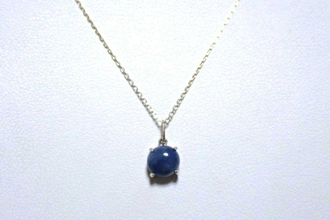 糸魚川翡翠　入コン沢　青　10金　丸　ネックレス　送料無料