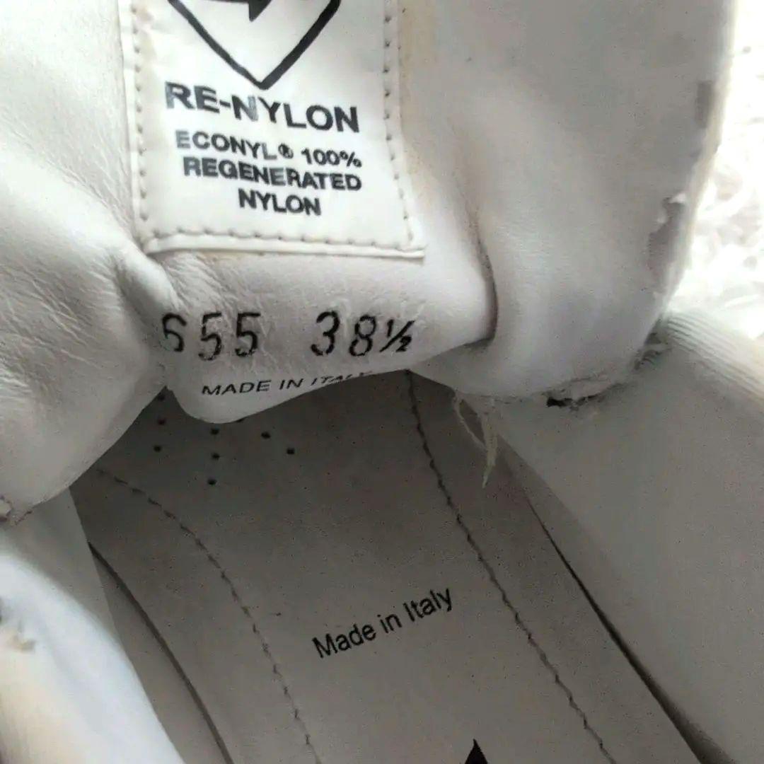 PRADA プラダ リナイロン スニーカー 21SS 三角ロゴ 白 38 1/2