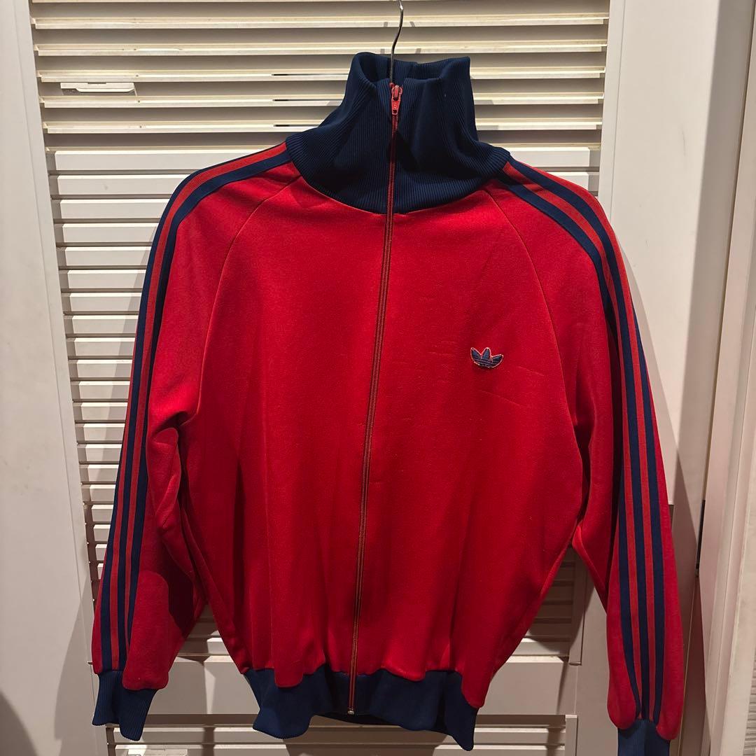 adidas 80s デサント製 トラックジャケット ジャージ　4号