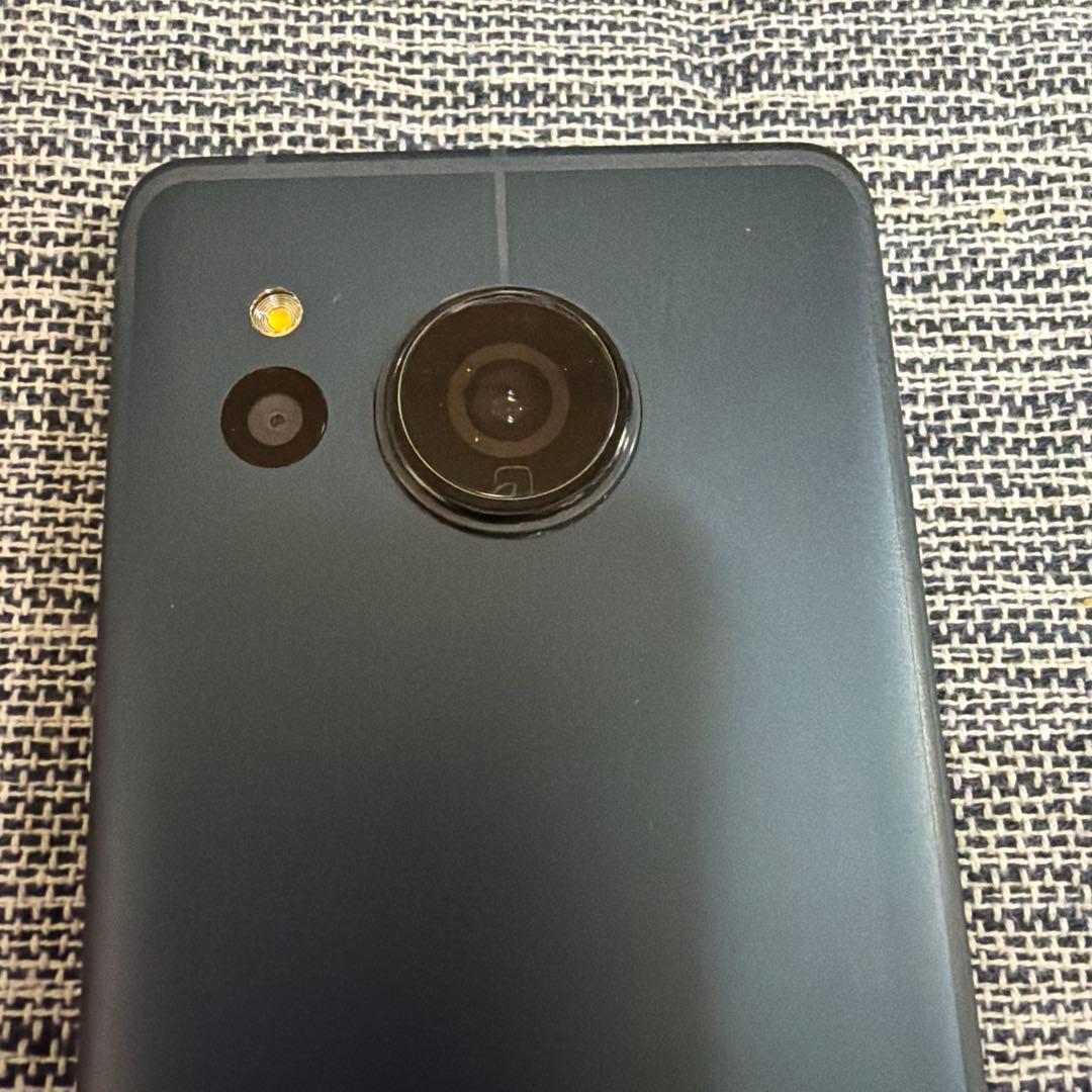 SHARP AQUOS sencn8 ブラック 液晶焼けあり 保護フィルム付き