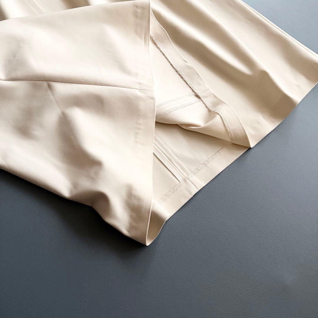 23SS 【アドーア】プルオーバーワンピース38 ボリュームスリーブ ベージュ