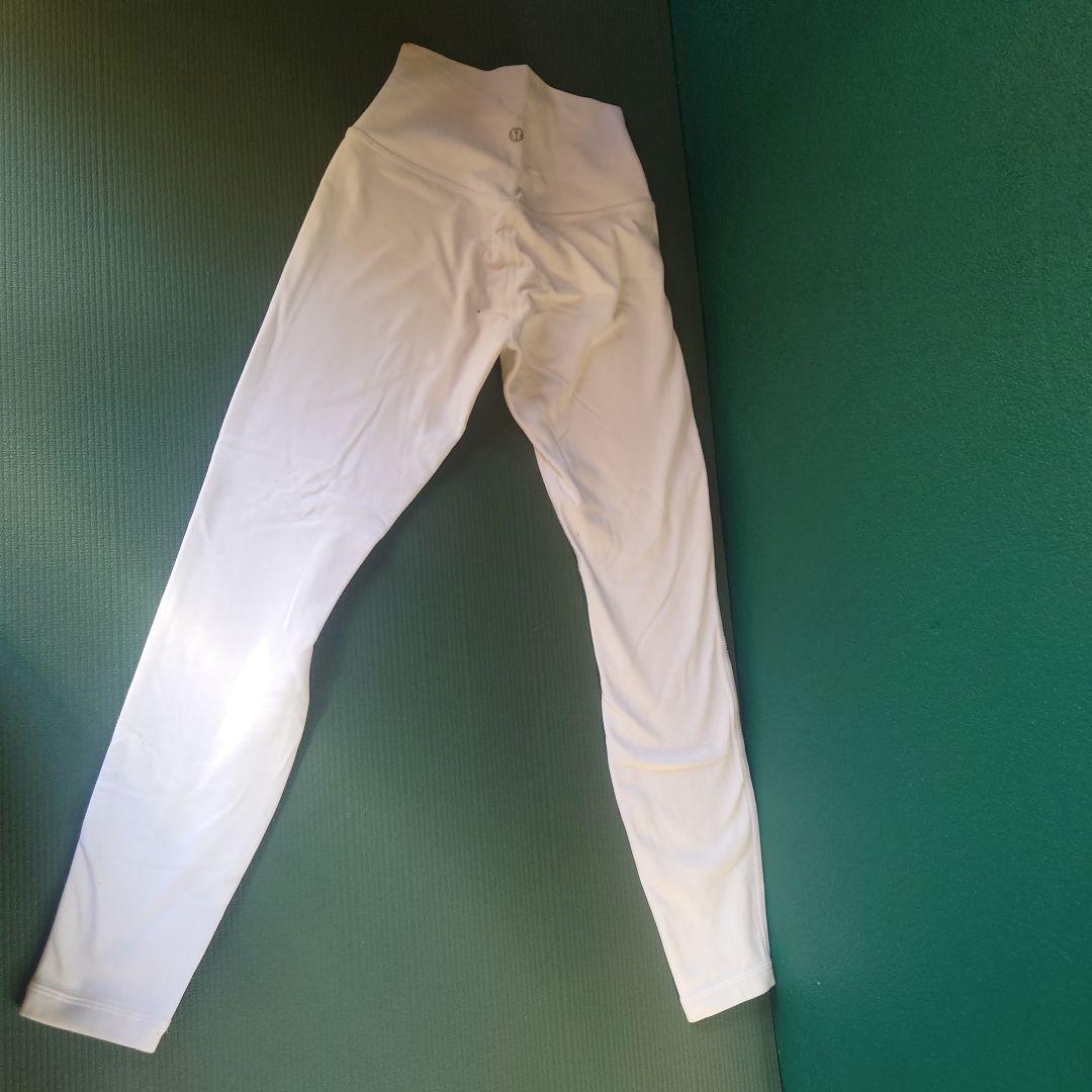 ルルレモン　Align 7/8 pant Asia fit ホワイト　白　XS
