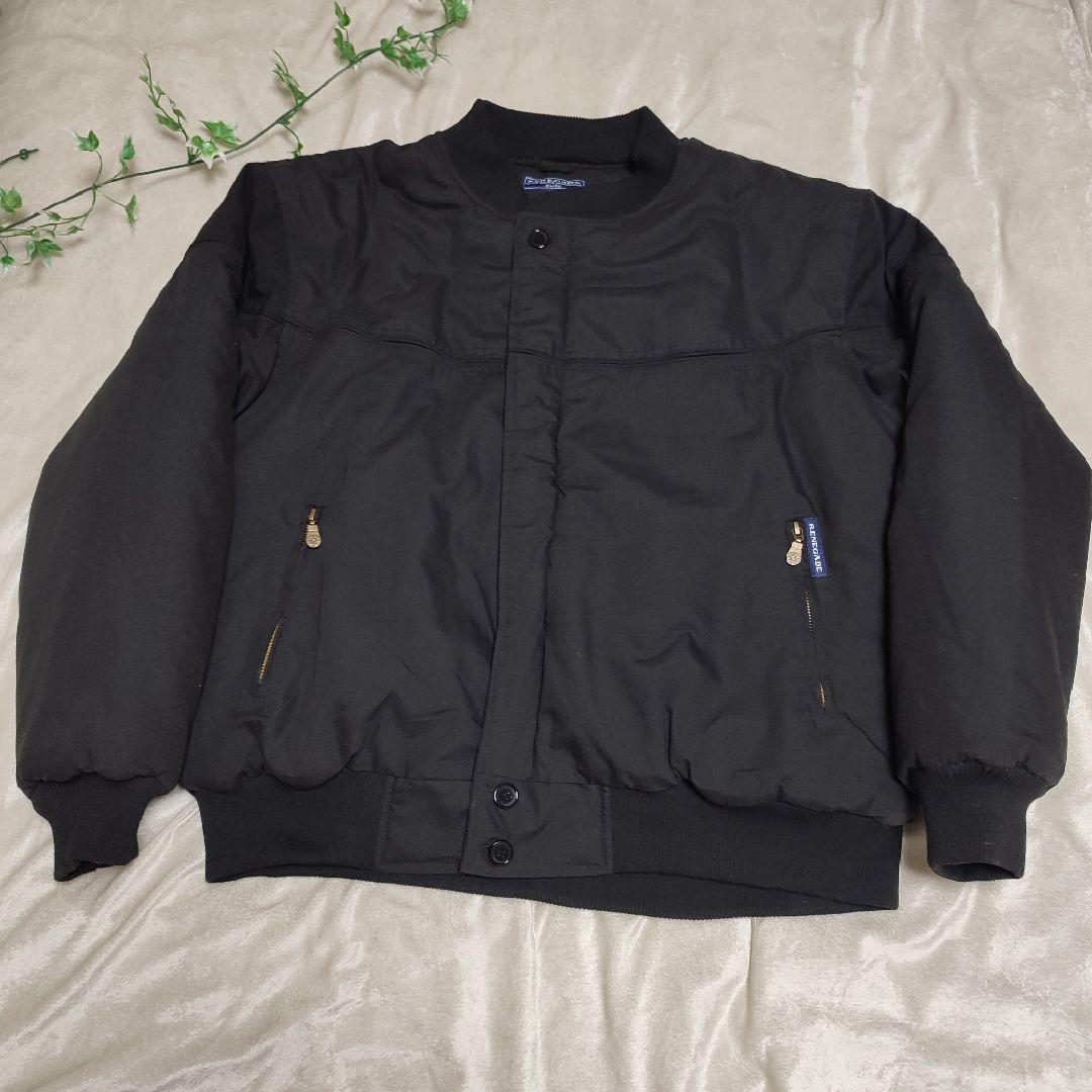 [極美品]ダービー ジャケット黒 XL RENEGADE SPORTS ブルゾン
