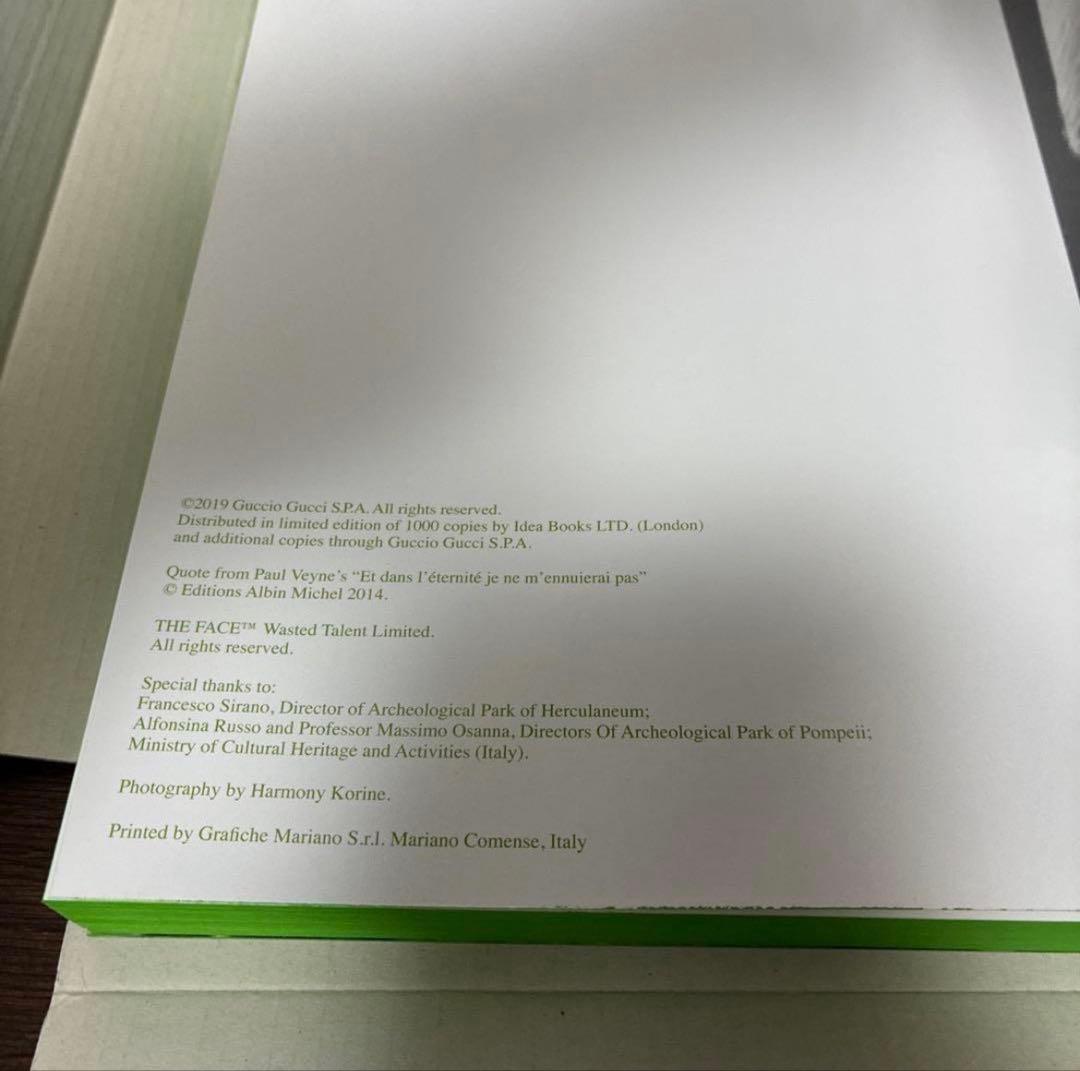 GUCCI by Harmony Korine 写真集　アートブック　未使用品