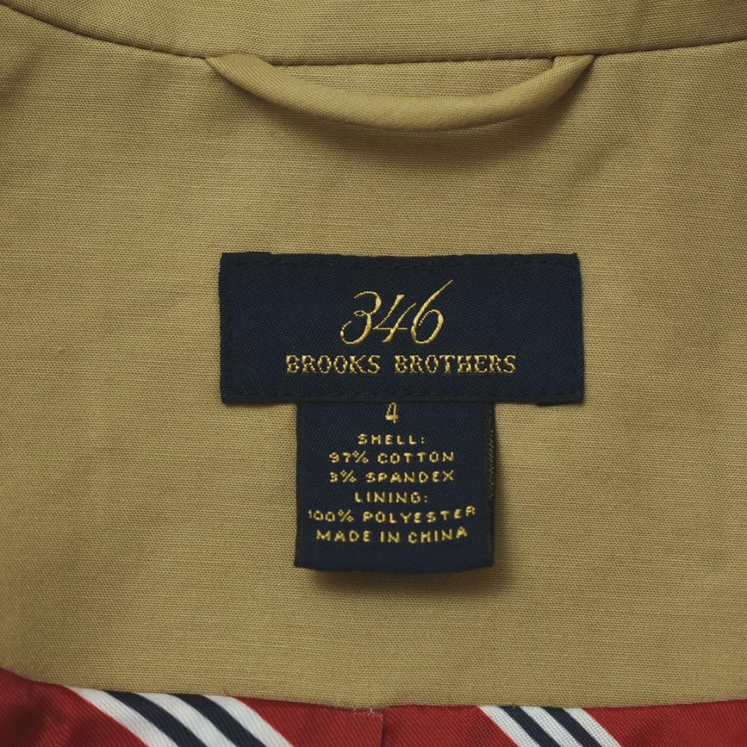 【希少】ブルックスブラザーズ 346 ステンカラー コート 4 ベージュ ♪