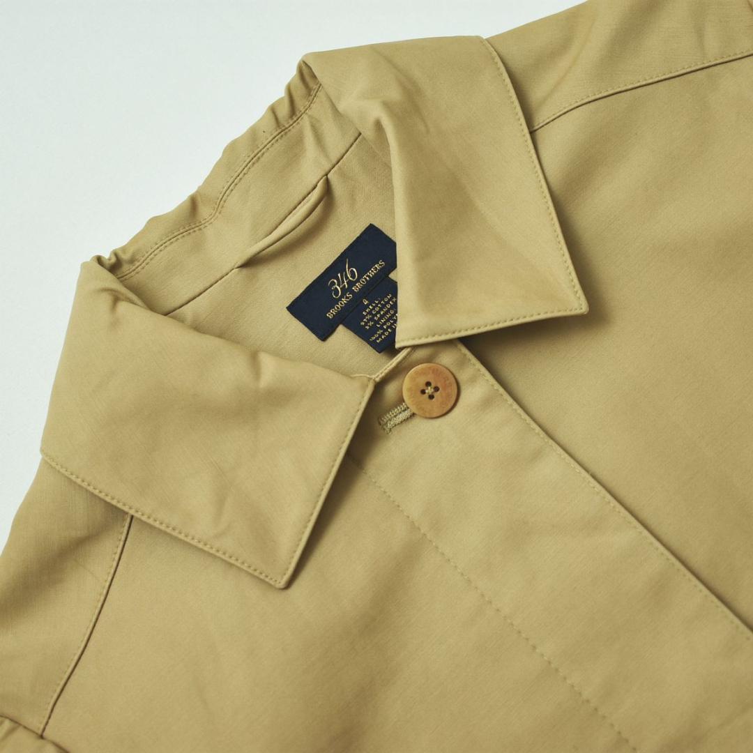 【希少】ブルックスブラザーズ 346 ステンカラー コート 4 ベージュ ♪