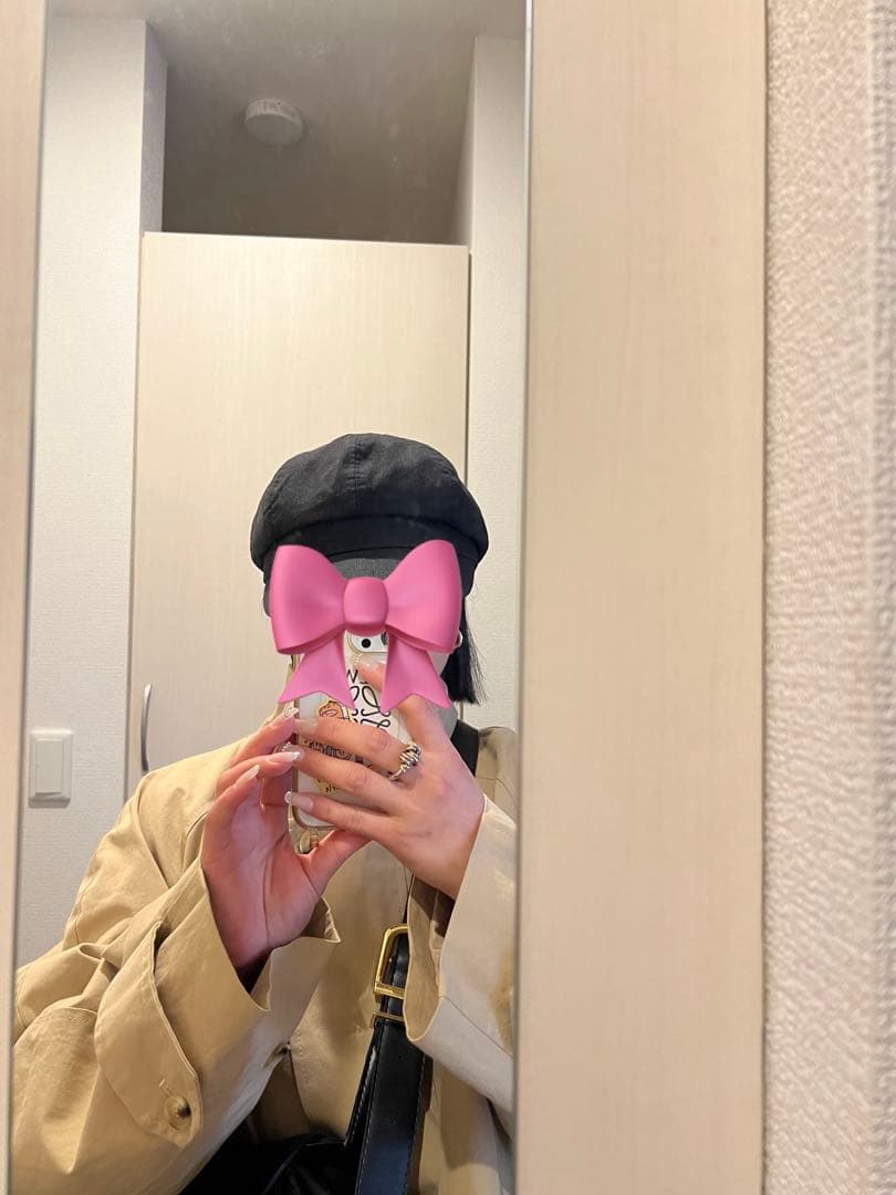 完売品nalm フリルハーフトレンチ